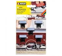 Noch 60158 Set 5 Patins De Nettoyage Rail Pour Tracé Ferroviaire N 1:160 Noir