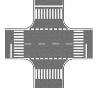 Noch 60714 - Carrefour, gris - HO (1:87)