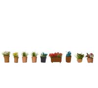 NOCH 9 Pots De Fleurs Plantes Pour N Échelle 1:160 Paysage Modélisme