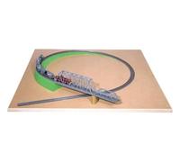 Noch - 99356 - Modélisme Ferroviaire - Rampe D'accès 1 Voie, 260 Cm - Hauteur 10 Cm