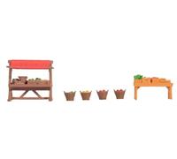 Noch Accessoires H0 14837 – Marché hebdomadaire, modèle fini, neuf