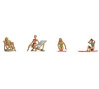 NOCH Bain de Soleil, Miniature Set Figurines pour Tt Échelle, Couleur Plastique