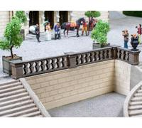 NOCH Balustrade mini H0 14215 – Découpée au laser, 22,5 × 1,4 cm