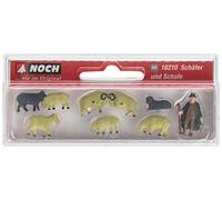18210 Noch HO Paquet De Moutons Et Berger Comme Sur La Photo Échelle 1:87