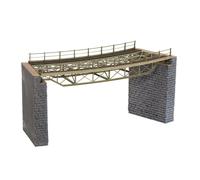 NOCH Bridge Road, Courbé, pour Modellbahn, H0, Avec Serveurs Têtes de Pont ,