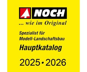 NOCH Catalogue 2025/2026 Allemand, Assortiment Complet de modèles de chemins de Fer, Instructions et Inspiration (français Non Garanti)