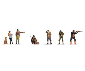 Noch Chasseurs et forestiers, Figurines de modélisme, écartement TT pour des scènes forestières réalistes