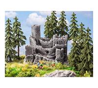 Noch Ruine de château 58609 – 15,5×10 cm, 12 cm de haut – H0/TT/N – Neuf