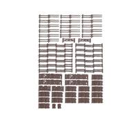 Noch Modélisme ferroviaire 13095 – Clôtures campagnardes, 53 sections, 290 cm