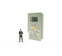 Noch Coffret Cadeau « Cheers ! » avec Figurine Miniature 9 x 15 cm Fermeture magnétique - Emballage Parfait pour Les Cadeaux en Argent et Les Bons d'achat
