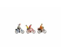 NOCH Cyclistes Figurines Jeu, Déplacer Et Colorié à la Main pour Voie Tt ,Ideal