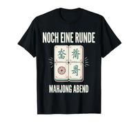 Noch Eine Runde Soirée Mahjong Rétro Entre Amis T-Shirt