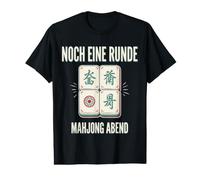 Noch Eine Runde Soirée Mahjong Rétro Entre Amis T-Shirt Graphique avec Valeur