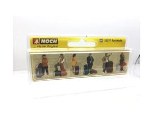 Noch® Ensemble de Figurines de Voyage peintes à la Main pour modélisme ferroviaire et projets d'artisanat H0