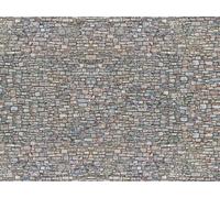 Noch Feuille de Carton 3D “Mur de Moellon”, Multicolore