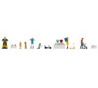 NOCH Figuren-Themenwelt „Spielwarengeschäft“, Réaliste Modellbaufiguren, H0