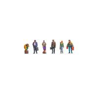 NOCH Figurines de Voyage en Mouvement 3D Master en Plastique pour Piste N idéal pour Les scènes de Gare