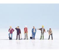 Noch Figurines H0 – Ouvriers du bâtiment (15110) – 6 figurines