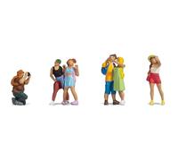 Noch® Figurines H0 « Touristes » – colorées à la main – échelle 1:87