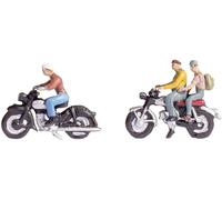Noch Figurines 15904 Motocyclistes H0 – 3 figurines et accessoires