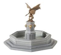 Noch Fontaine de Ville avec Valkyrie, colorée à la Main, 10 x 10 cm, pour la Piste H0, Parfaite pour Les paysages de modélisme et Les projets de Bricolage