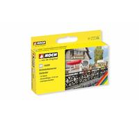 Noch Garde-corps en fer forgé – Éléments décoratifs pour paysages H0, 12 pièces, 111,6 cm