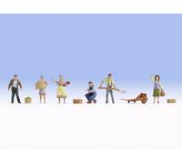 Noch Figurines 15617 Fermiers H0 (1:87) peintes, debout