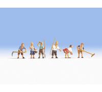 Noch H0 15618 Lot de Figurines Bergbauern