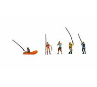 NOCH H0 SET de pêcheurs à la ligne 15891 peint