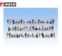 NOCH Mega ensemble de figurines 16070 – 60 pièces – HO 1/87