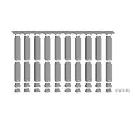 Noch Kit de piliers supérieurs Easy-Track 53942 – 10 piliers 150.25 mm pour H0/TT/N, gris