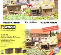 NOCH H0 66706 Jeu 3 Bâtiments Poulailler Cage pour Lapin Abri de Jardin Neuf 1: