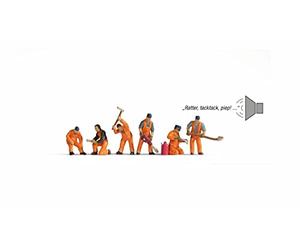 Noch H0 Chantier Peint sur la Voie - Scène sonore