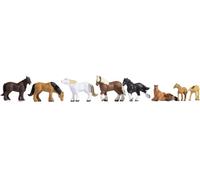 NOCH H0 Chevaux de sang froid modèle fini