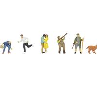 Noch Figurines HO 15883 Dans la forêt – Personnages variés peints à la main, debout – 1:87