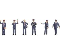 NOCH H0 Employés des chemins de fer allemands. 15259 peint, debout