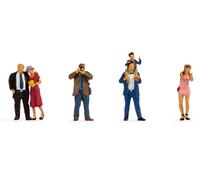 NOCH H0 Figurines Invités de Mariage, Set de Figurines, Peint, Échelle 1:87 H0