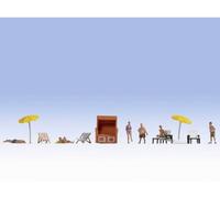 NOCH H0 Lors de la baignade 0016205 peint, debout, allongé