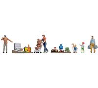 NOCH H0 Lot de 3 puces peint, debout