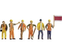 Noch Ouvriers de voies 15277 – H0 (1:87) peint debout – Taille Unique