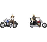 NOCH H0 Rocker sur les motos peint, assis