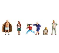 NOCH H0 Scènes Urbaines Figurines Miniatures, Plastique 1:87, Peintes