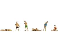 NOCH H0 se baignant peint, debout, allongé, assis