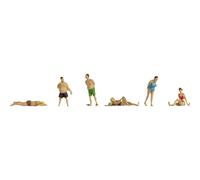 NOCH H0 se baignant peint, debout, allongé, assis