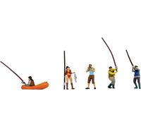 NOCH H0 SET de pêcheurs à la ligne 15891 peint