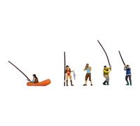 NOCH H0 SET de pêcheurs à la ligne 15891 peint
