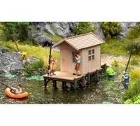 Noch HO Postation En Bois Pour Pêcheurs En Kit Laser Cut 14262