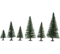 NOCH Hobby 26820 Assortiment darbres sapin 50 à 140 mm vert foncé 25 pc(s)