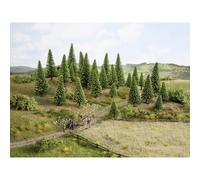 NOCH Hobby 32825 Assortiment d'arbres épicéa 35 à 90 mm vert foncé 25 pc(s)