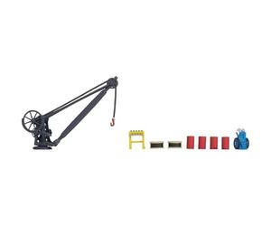 NOCH Kit d'accessoires de Train, kit d'accessoires détaillés pour Voie H0, idéal pour Les scènes de Quai